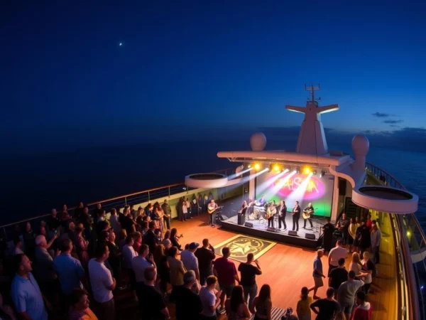 Konzert während einer Stars del Mar Themenkreuzfahrt mit e-hoi.de