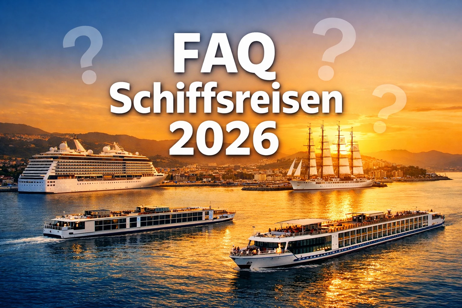 Faq schiffsreisen Keuzliner Segelschiffe Flusskreuzfahrt